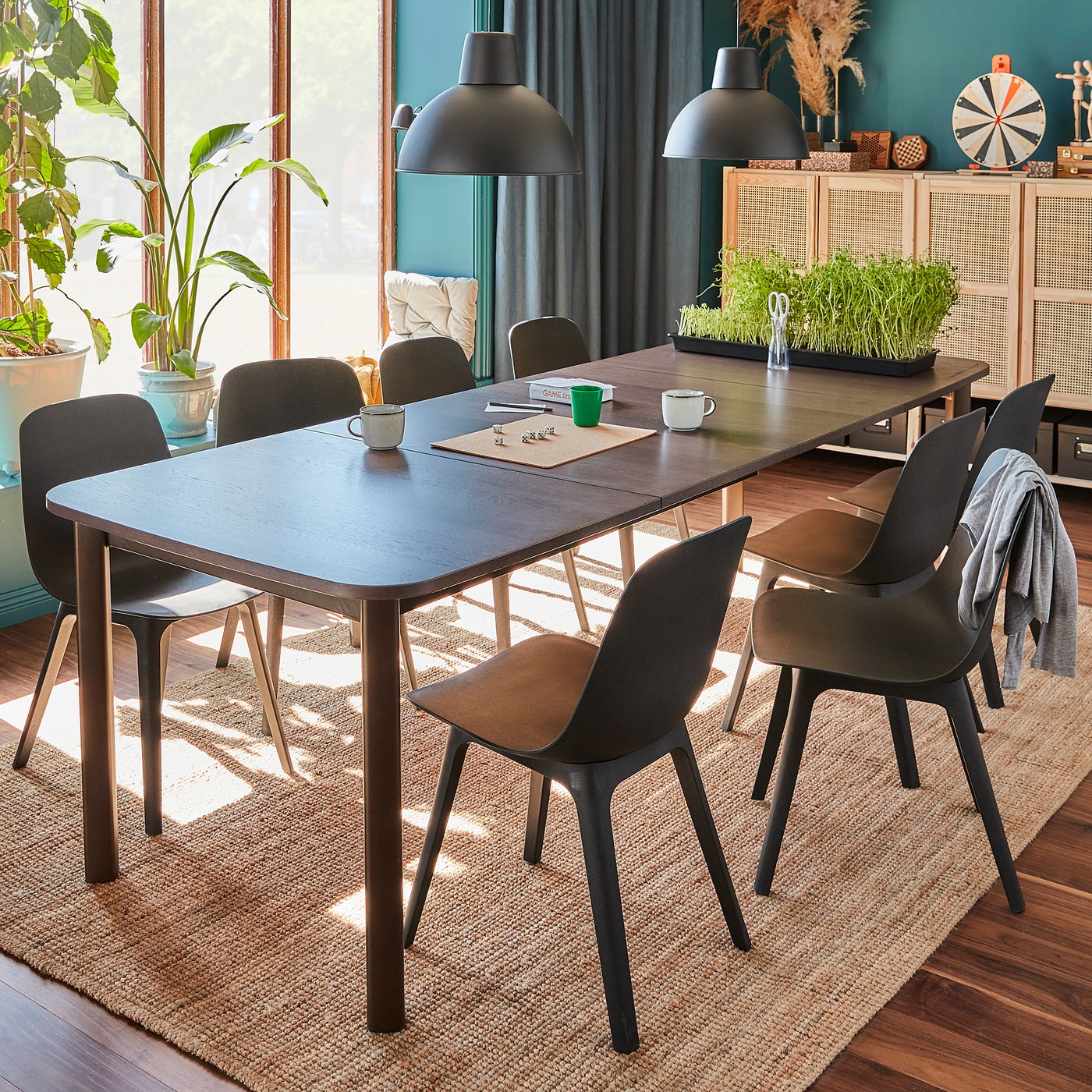 IKEA イケア ODGER オドゲル チェア 椅子　ネイビー ODGER Chair, anthracite - IKEA