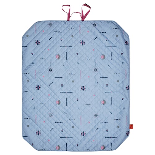 ÖMSESIDIG Picnic blanket, blue, 150x180 cm (59x707/8") IKEA