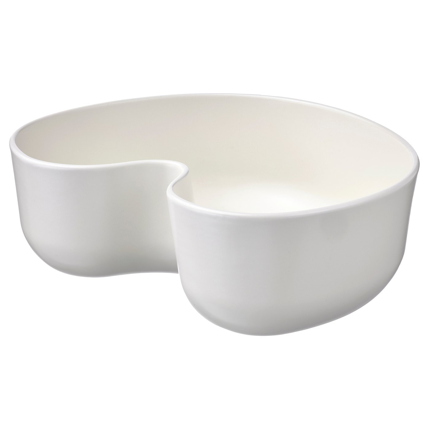 ÖMSESIDIG serving bowl, white, 28x24 cm (11x9 ½") - IKEA