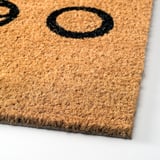 ÖNSLEV Door mat, natural/black, 40x70 cm