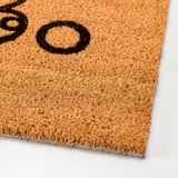 ÖNSLEV Door mat, natural/black, 40x70 cm