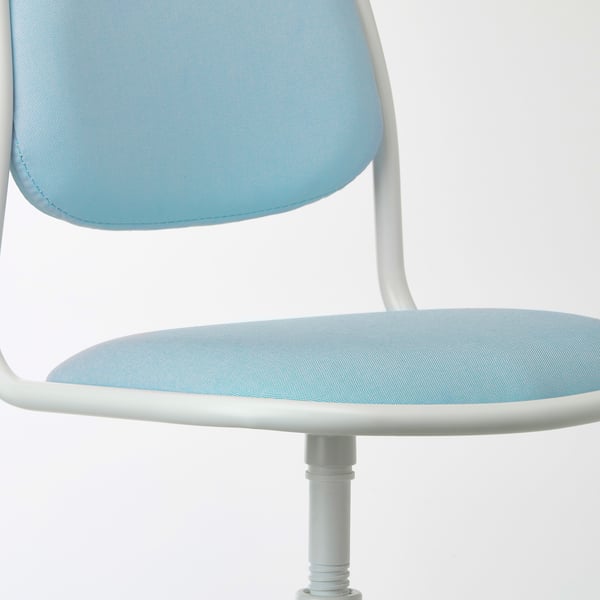 ÖRFJÄLL children's desk chair, white/Vissle blue/green IKEA