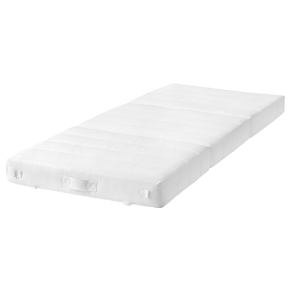 ÖVERBORG Mattress/pouffe, extra firm/Vissle grey, 90x200 cm
