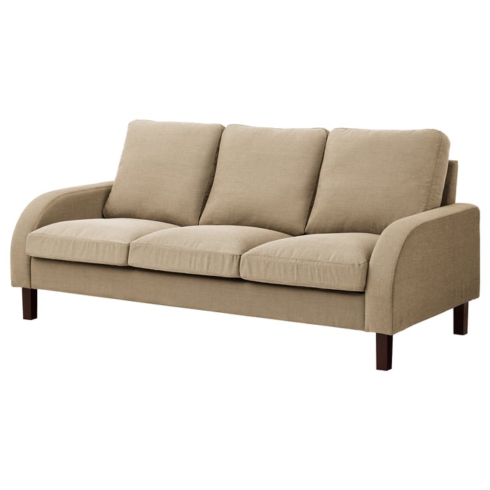 ORMARYD 3seat sofa, beige IKEA