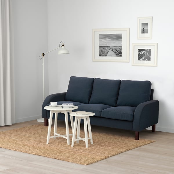 ORMARYD 3-seat sofa, dark blue
