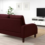 ORMARYD 3-seat sofa, dark red