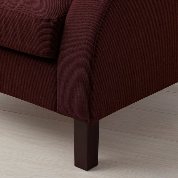 ORMARYD 3-seat sofa, dark red