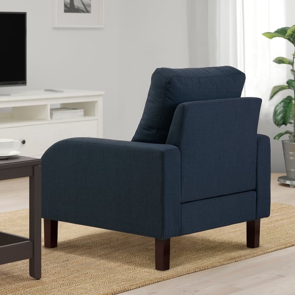 ORMARYD Armchair, dark blue