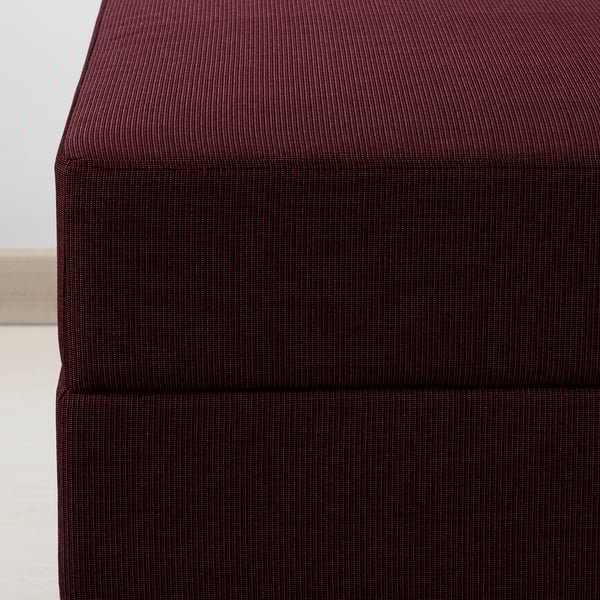 ORMARYD Footstool, dark red