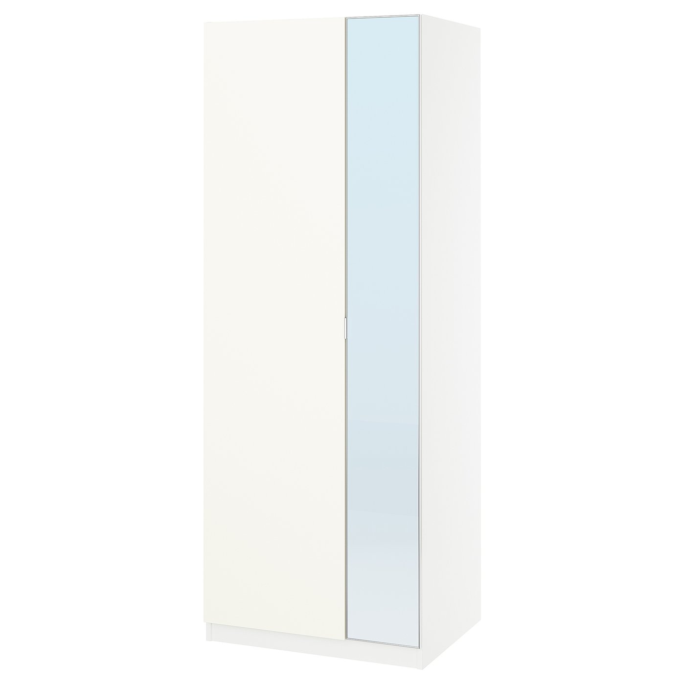 PAX / FORSAND/ÅHEIM wardrobe combination, white/mirror glass
