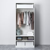 PAX / FORSAND Wardrobe, white/white, 100x60x236 cm