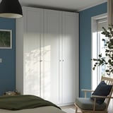 PAX / GULLABERG Wardrobe combination, white/white, 150x60x236 cm