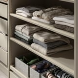PAX / HASVIK Wardrobe, grey-beige/grey-beige, 200x66x236 cm