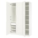 Option: PAX / TONSTAD Wardrobe combination, white/off-white, 150x60x236 cm