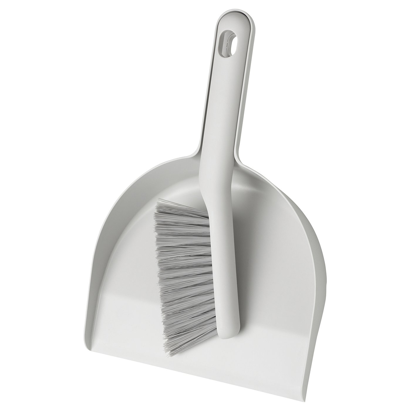 PEPPRIG dust pan and brush, grey IKEA