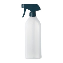 Pepper spray bottle, green nozzle, measurements, lock