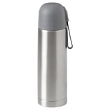 PINCETTFISK Steel vacuum flask, silver-colour, 0.5 l