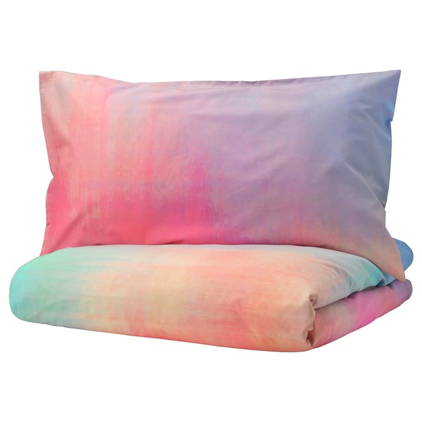 Pipstakra Quilt Cover And 2 Pillowcases Multicolour Ikea