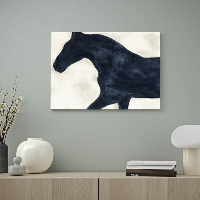 PJÄTTERYD picture, Horse shadow, 70x50 cm (27 ½x19 ¾") IKEA