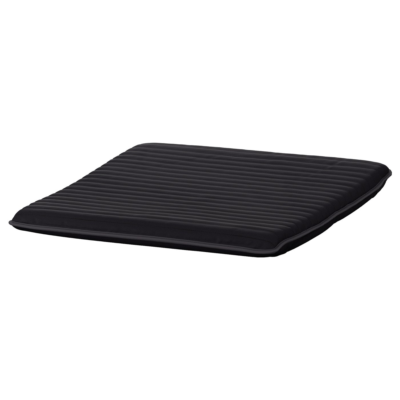 POÄNG Footstool cushion, Knisa black, 55x59 cm (21 5/8x23 1/4 ")