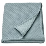 PRAKTVIAL Bedspread, grey-blue, 260x250 cm