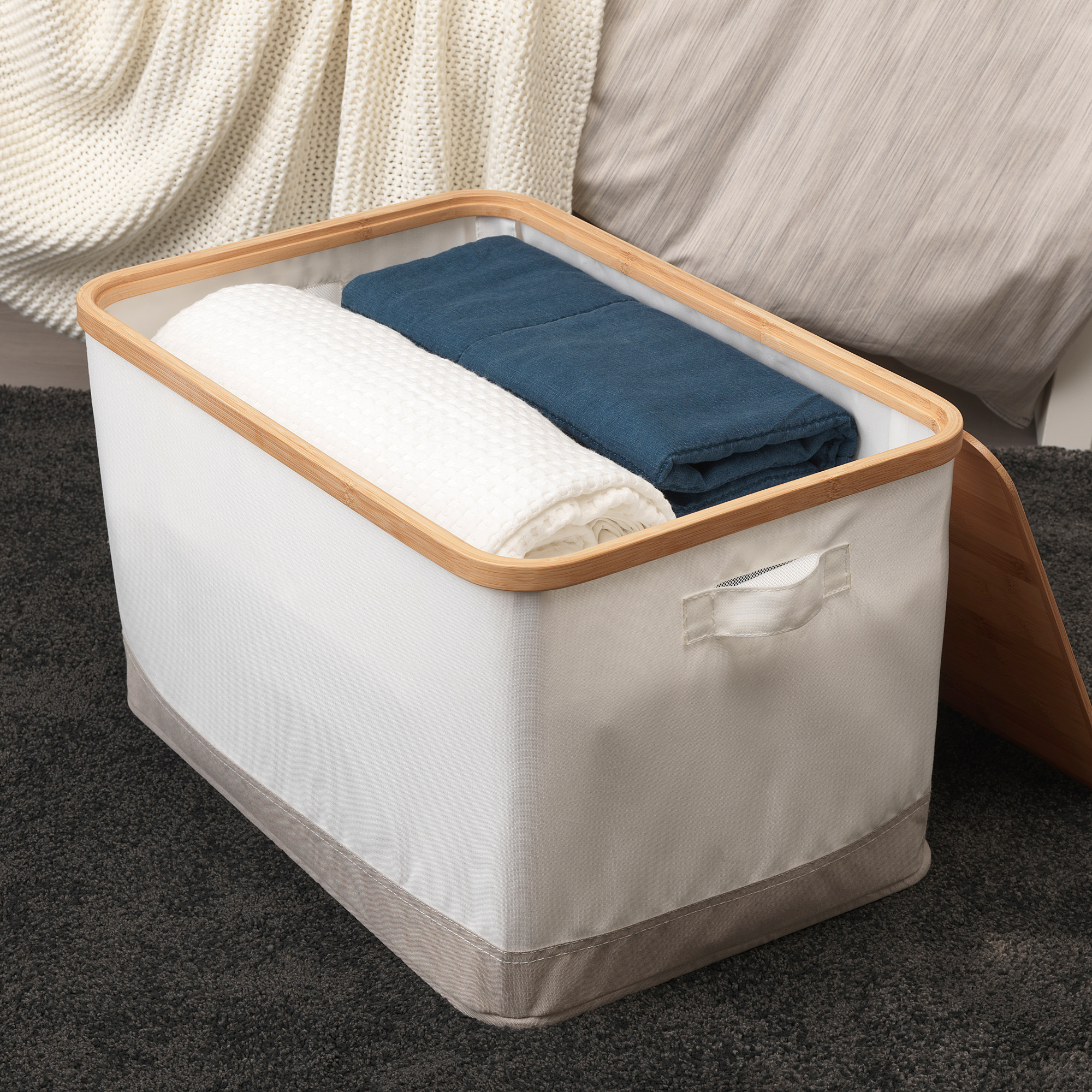 RABBLA Box with lid, 35x50x30 cm IKEA