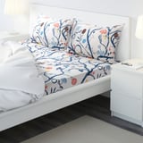 REVFINGERÖRT Flat sheet and 2 pillowcase, white/multicolour, 240x260/50x80 cm