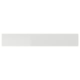RINGHULT Drawer front, high-gloss light grey, 60x10 cm