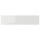 RINGHULT Drawer front, high-gloss light grey, 40x10 cm