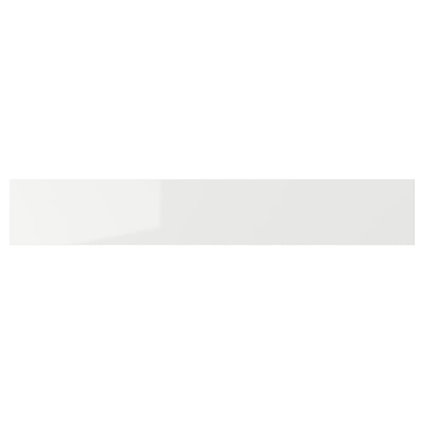 RINGHULT Drawer front, high-gloss white, 60x10 cm