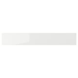 RINGHULT Drawer front, high-gloss white, 60x10 cm