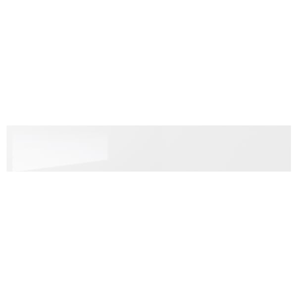 RINGHULT Drawer front, high-gloss white, 60x10 cm