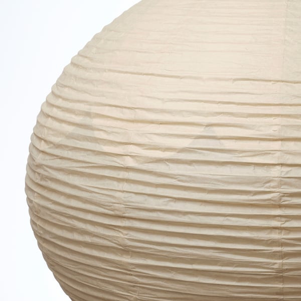 RISBYN Pendant lamp shade, onion shape/beige, 57 cm