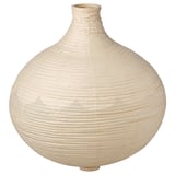 RISBYN Pendant lamp shade, onion shape/beige, 57 cm