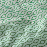 RÖDVED Flat sheet and 2 pillowcase, white/green, 240x260/50x80 cm