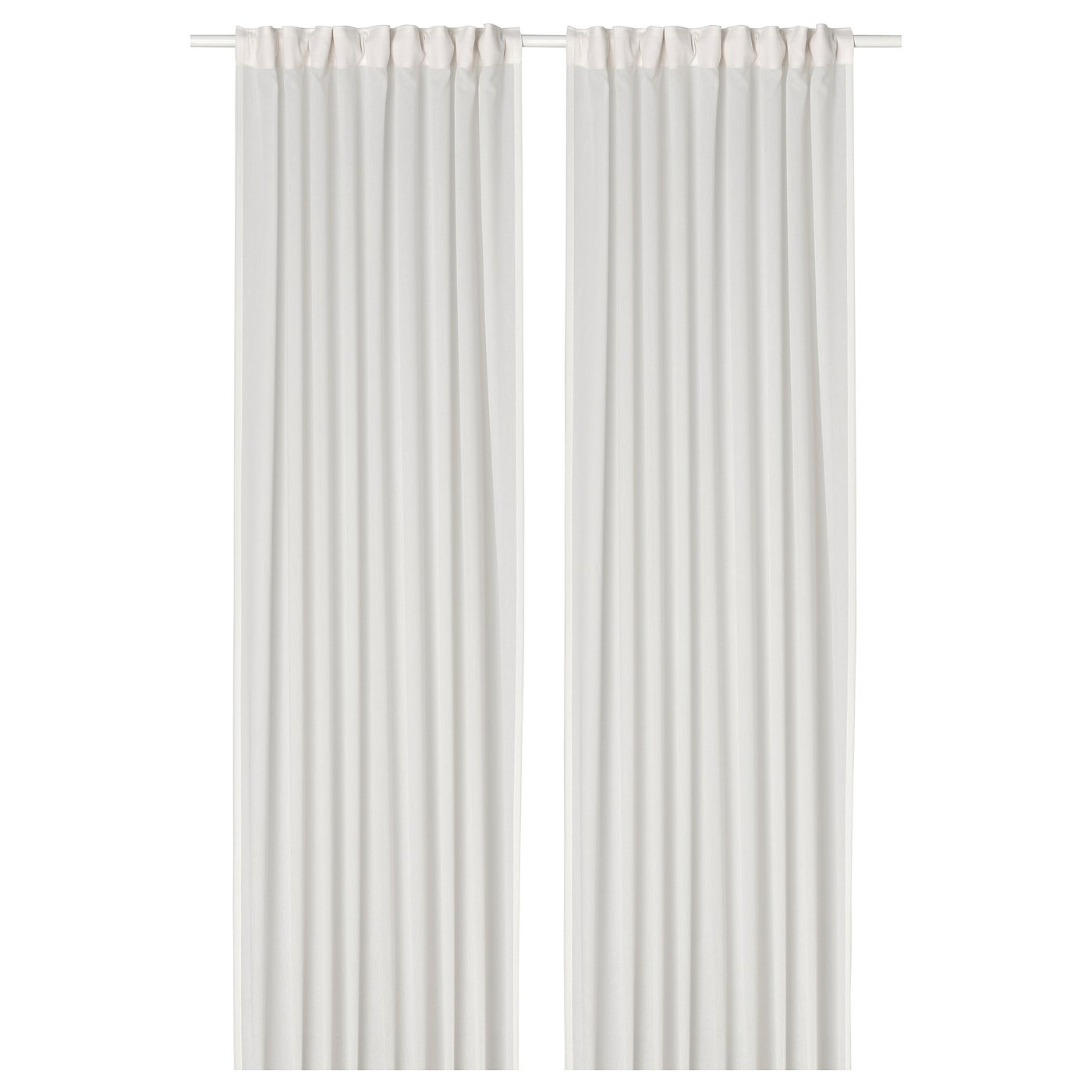 ROSENROBINIA sheer curtains, 1 pair, white, 145x250 cm (57x98") IKEA