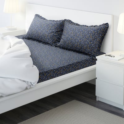 ROSENTIBAST Flat sheet and 2 pillowcase, 240x260/50x80 cm