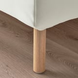 SAGESUND Upholstered bed frame, Gräsbo white, 160x200 cm