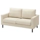 SALTSJÖBADEN 2-seat sofa, Vittangi light beige/white
