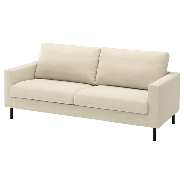 SALTSJÖBADEN 3-seat sofa, Fridtuna light beige