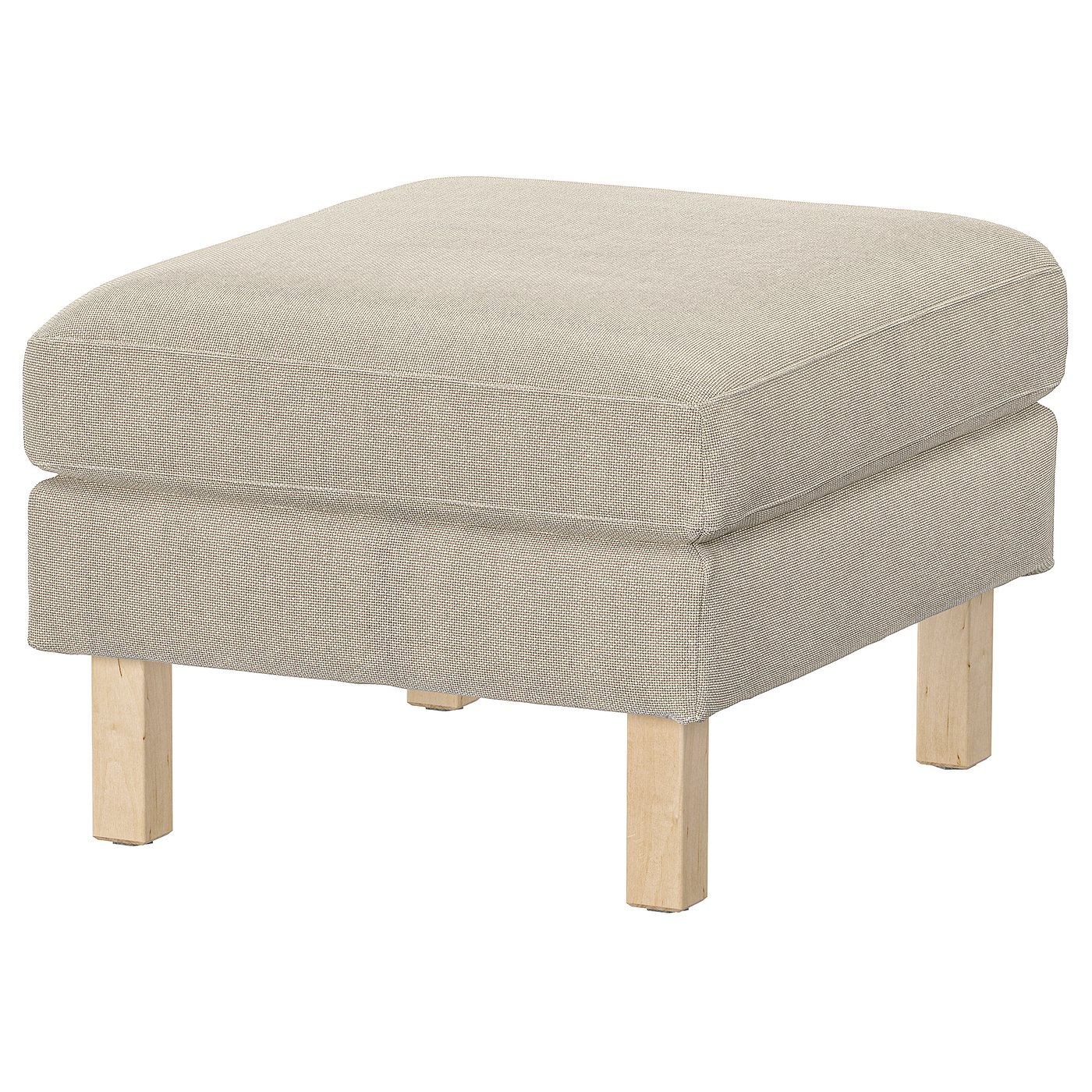 SALTSJÖBADEN Footstool, Fridtuna light beige