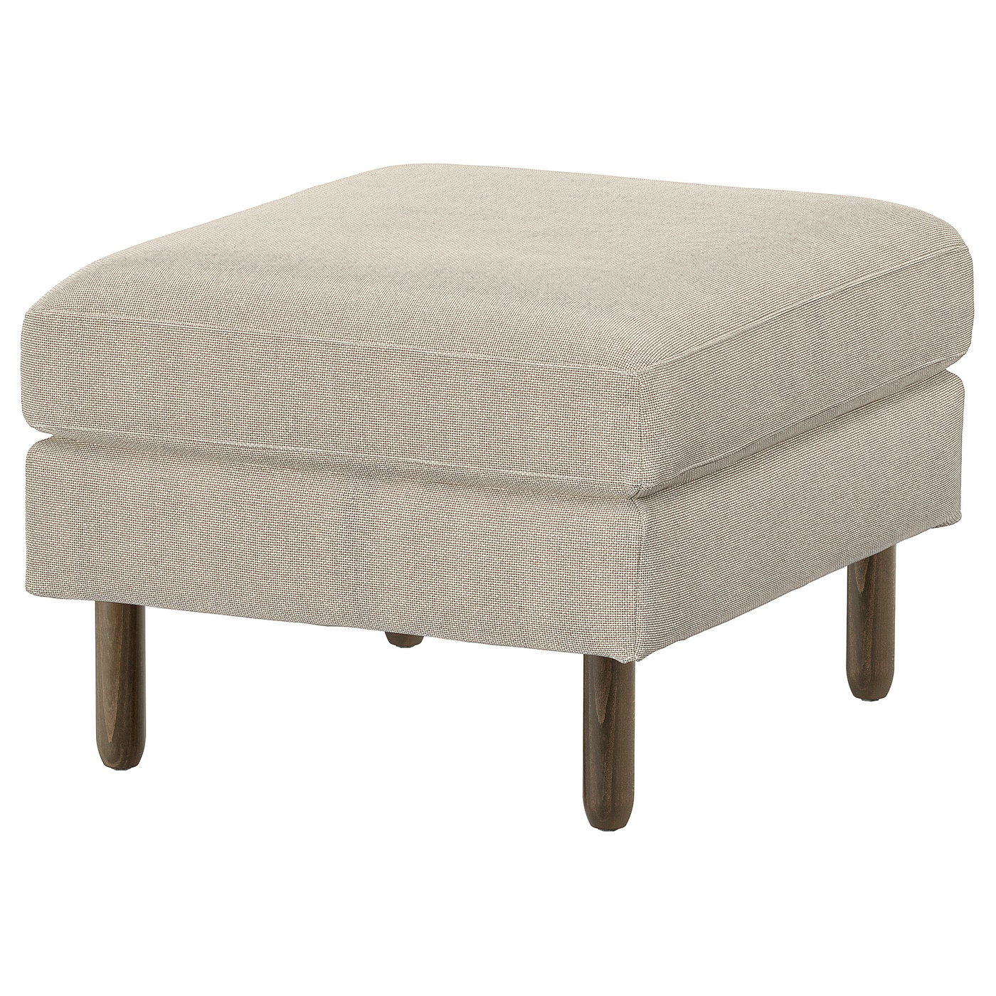 SALTSJÖBADEN Footstool, Fridtuna light beige