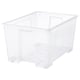 Option: SAMLA Box, transparent, 78x56x43 cm/130 l