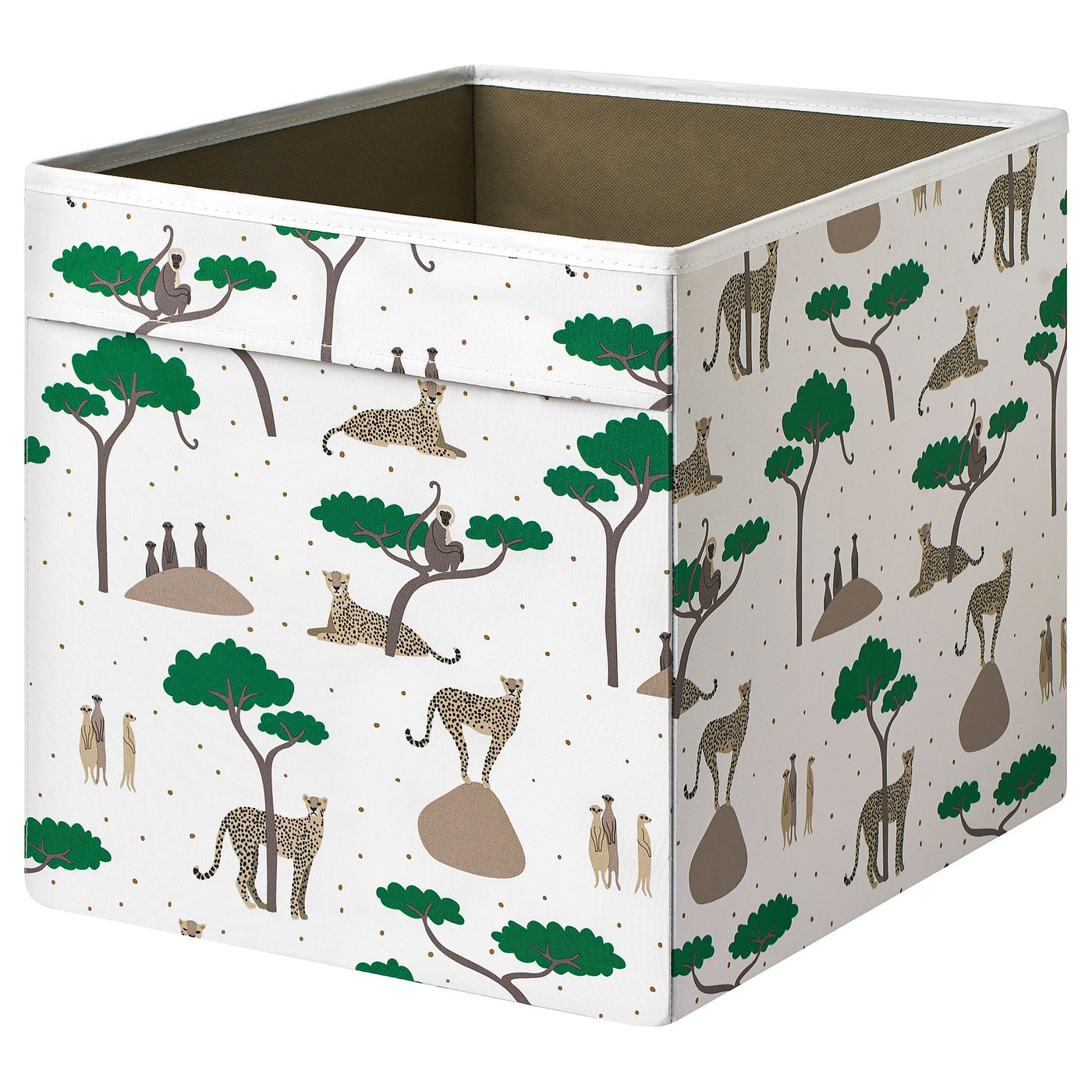 SANDLÖPARE Box, cheetah, 33x38x33 cm (13x15x13 ")
