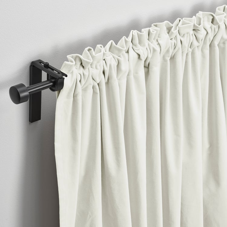 SANELA curtains, 1 pair, off-white/with heading tape, 140x250 cm (55x98 ...
