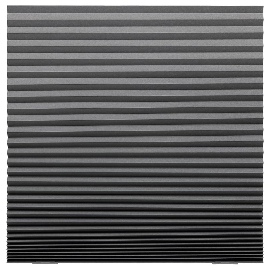 SCHOTTIS Blockout pleated blind, dark grey, 100x190 cm IKEA