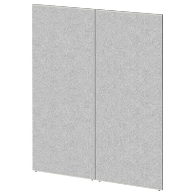 SIDORNA Room divider, grey, 80x195 cm