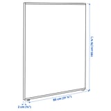 SIDORNA Room divider, grey, 80x195 cm