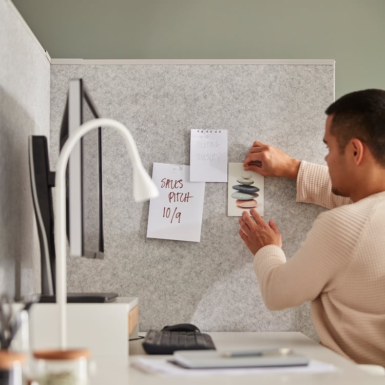 SIDORNA room divider, grey, 82x80x150 cm (321/4x311/2x59") IKEA