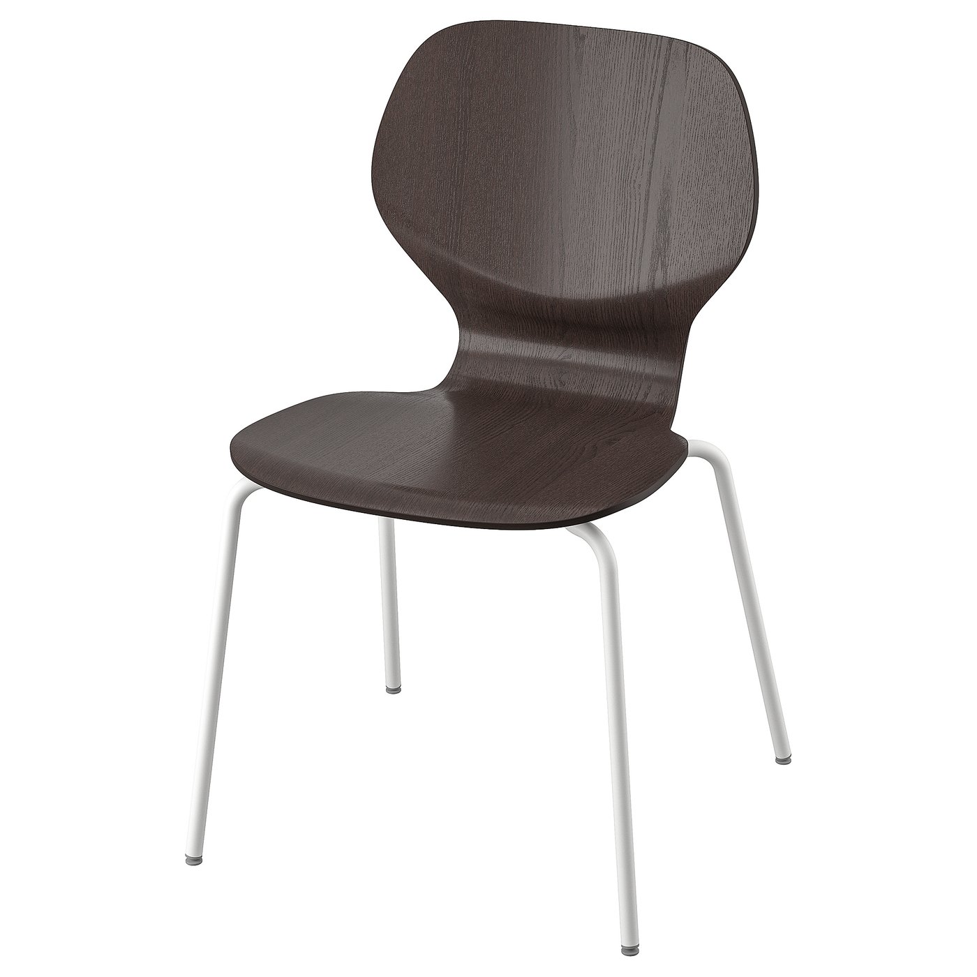 SIGTRYGG Chair, dark brown/Sefast white